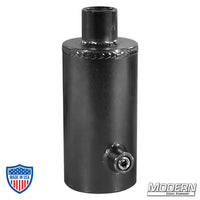 1-1/2" Speed-Rail® to Screw Jack Receiver in black zinc, ideal for film grip rigging