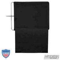 18" x 24" film grip rigging floppy with stainless steel frame and Commando cloth, opens to 36" x 24", by Modern Studio Equipment.