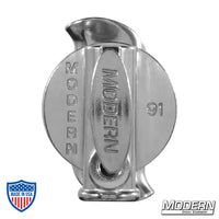 Modern 2-1/2" Grip Head for film rigging and grip equipment.