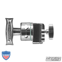 Modern 2-1/2" Grip Head for film rigging and grip equipment.