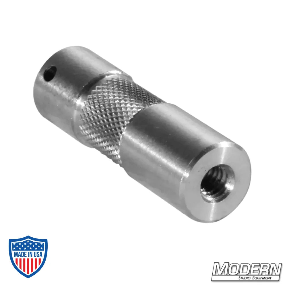 2" Aluminum Baby Pin With 1/4" Female Thread