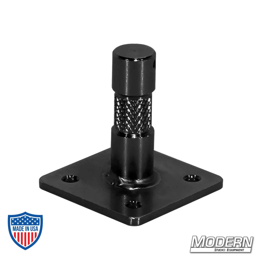 2" Baby Nail On Plate - Black Zinc