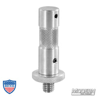 2" Baby Pin With 3/8" Male Thread And Locking Washer