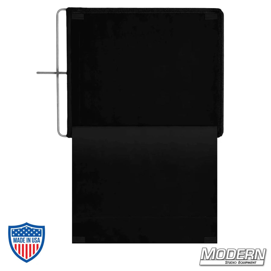 24" x 48" stainless steel frame with 16 oz. Commando cloth floppy for film grip and rigging by Modern Studio Equipment