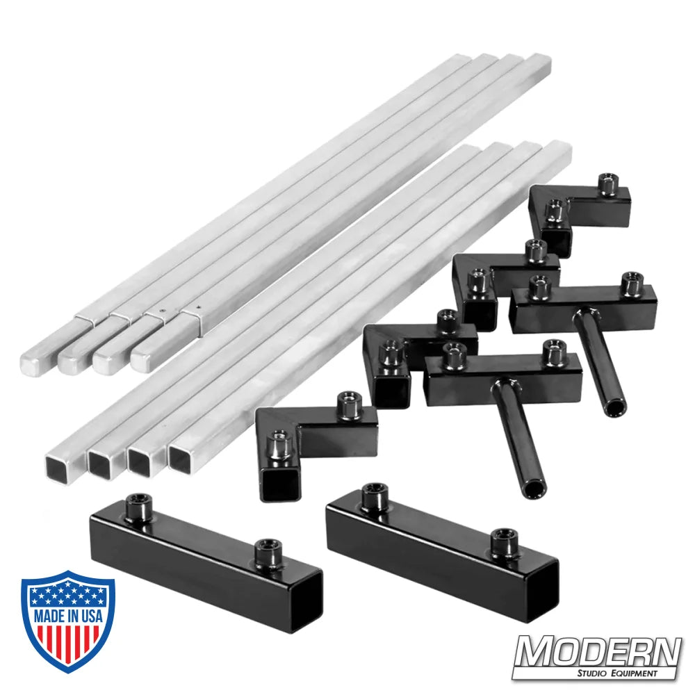 3/4" Square Aluminum Tubes and Connectors for Film Grip Rigging