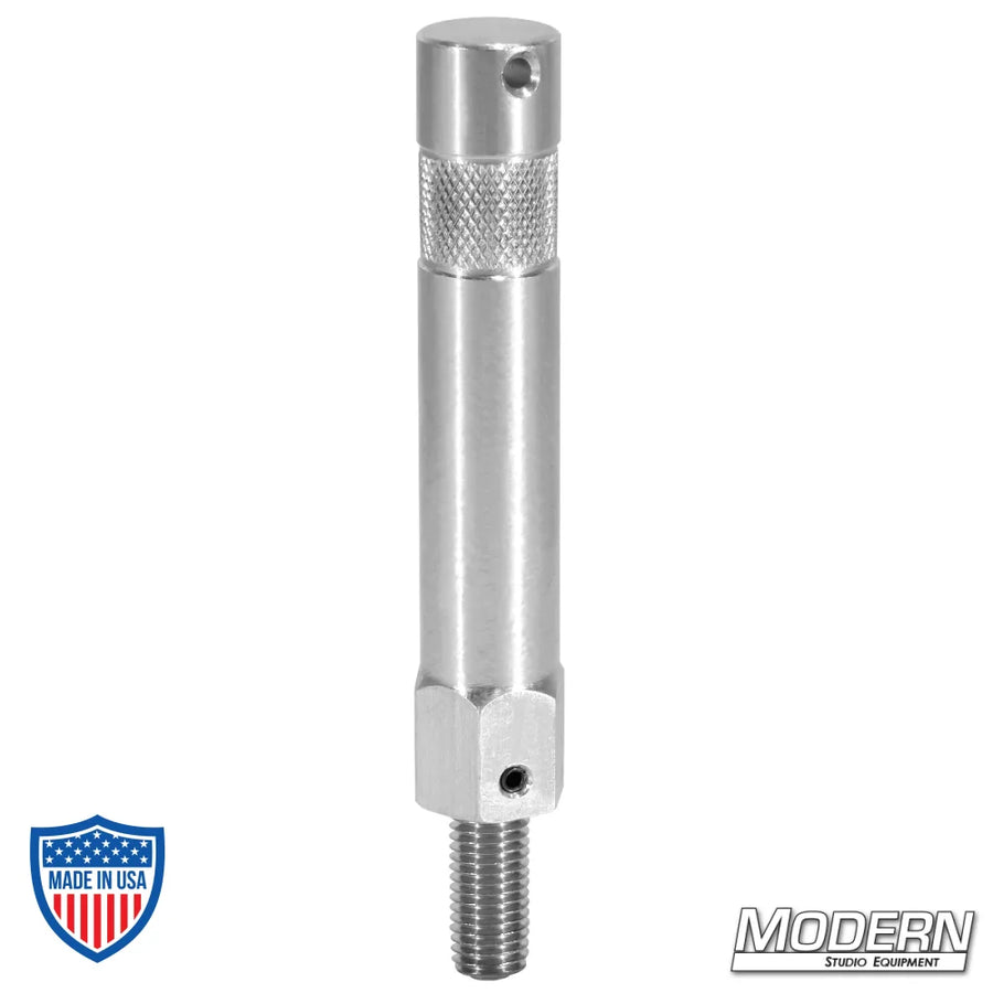 3" Aluminum Baby Pin With 3/8" Male Thread