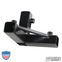 3-Way Pass Through Corner for 1" Square Tube in Black Zinc with Set Screws used in film grip and rigging.