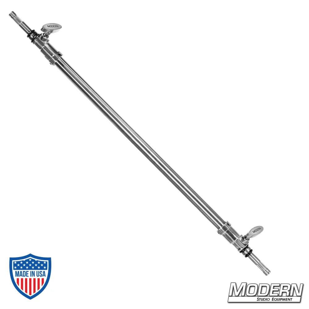 33-1/2" 2-way telescoping baby arm for film grip and rigging, extends to 56"es, Modern Studio Equipment.