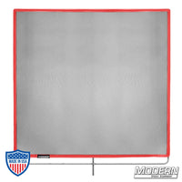 36"x36" Black Double Scrim with stainless steel frame for film grip and rigging