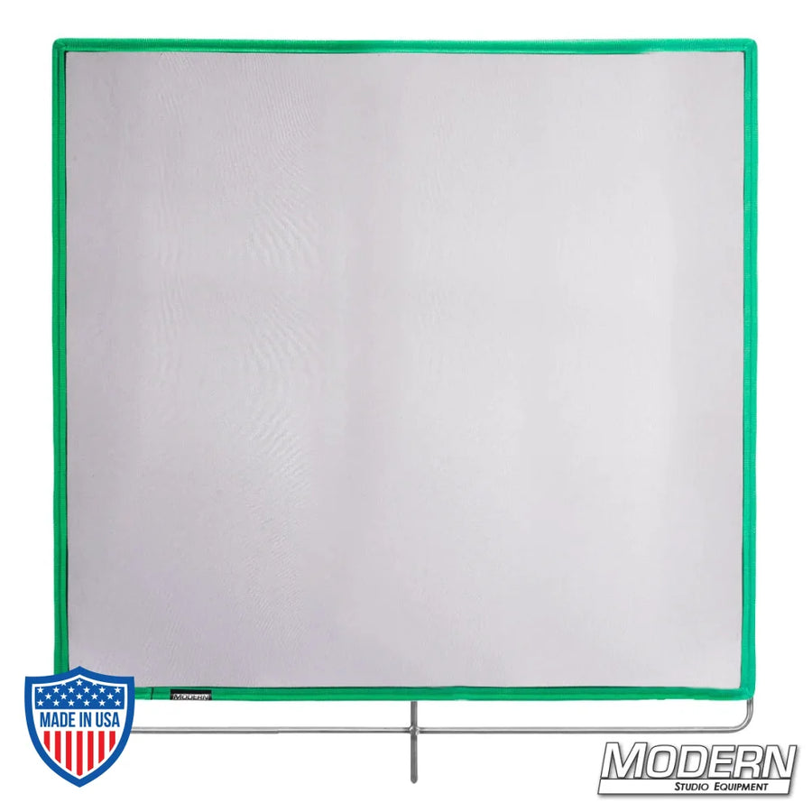 36" x 36" Black Single Scrim with stainless steel frame for film grip and rigging.