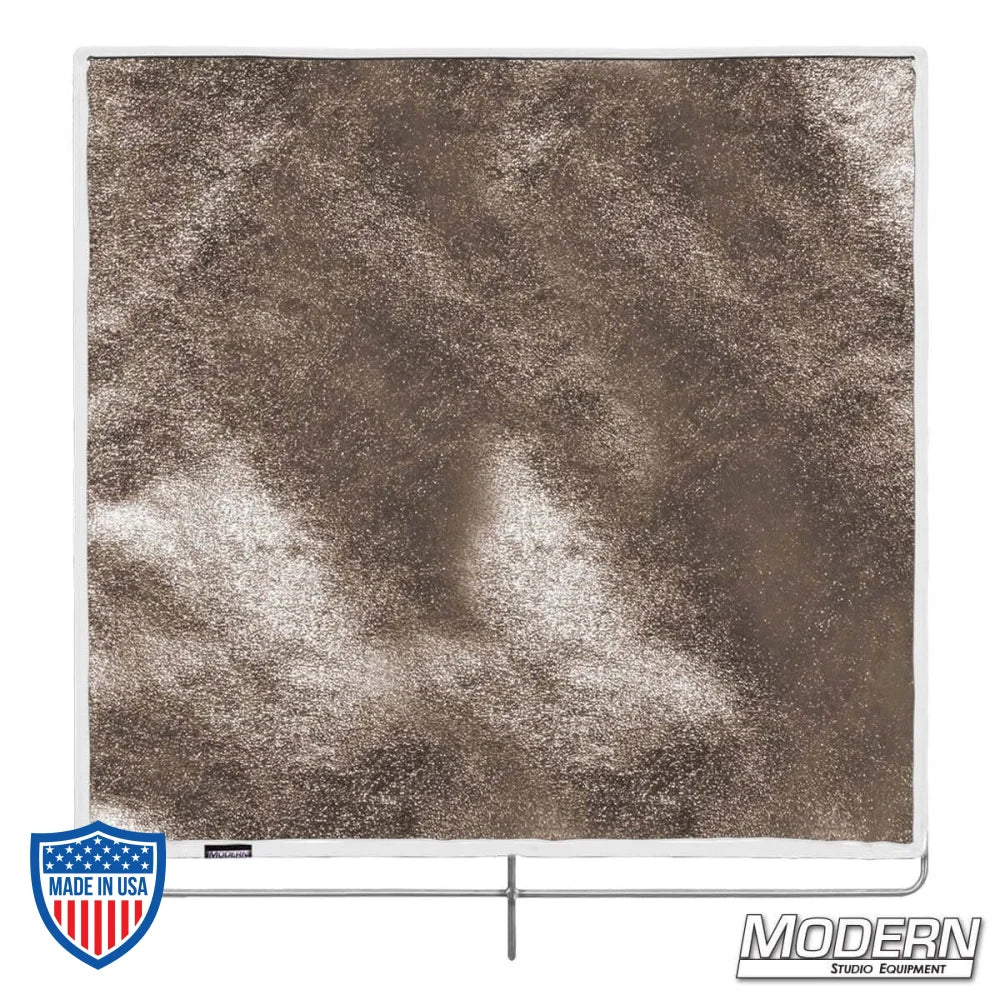 36"x36" Gold Lame with Stainless Steel Frame for Film Grip Rigging