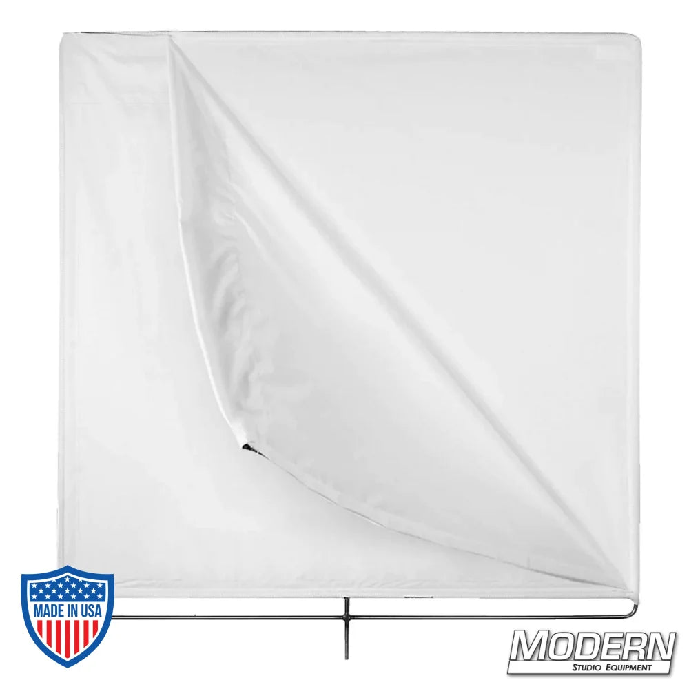 36" x 36" stainless steel frame covered with Magic Cloth®, floppy extends to 36" x 72", ideal for film grip and rigging.