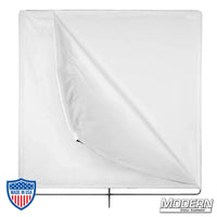 36" x 36" stainless steel frame covered with Magic Cloth®, floppy extends to 36" x 72", ideal for film grip and rigging.