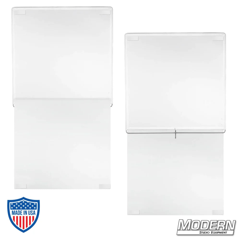 36" x 36" Magic Cloth® Floppy with stainless steel frame, expanded to 36" x 72" for film grip and rigging applications.