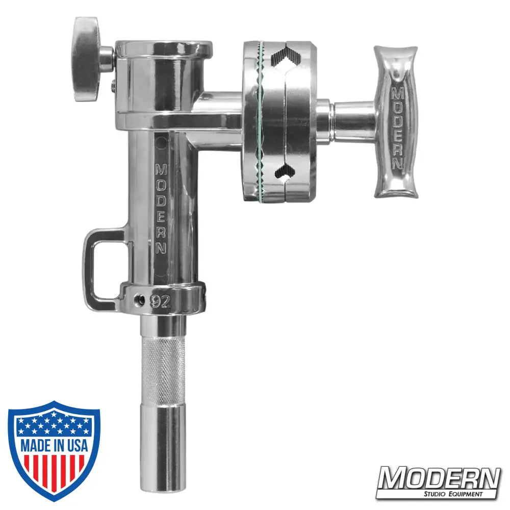 Modern 4-1/2" Junior Grip Head for film rigging and grip equipment.