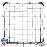 40° Fabric Egg Crate with webbing, grommets, ties, and elastic corners for film grip rigging, shown in frame (frame not included).