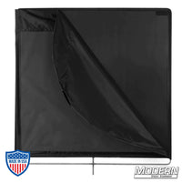 40" x 40" Black Ripstop Floppy with stainless steel frame for film grip and rigging uses.