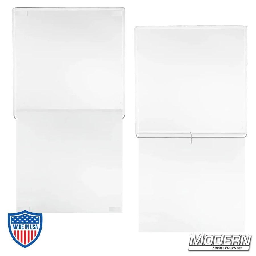 48" x 48" Magic Cloth® Floppy with stainless steel frame for film grip and rigging, opens to 48" x 96".