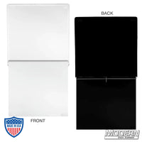 48" x 48" Ultrabounce Floppy with white bounce and black negative fill for film grip rigging