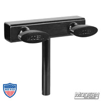 5/8" pin for 1" square tube, black zinc, T-handles, coupler used in film grip rigging