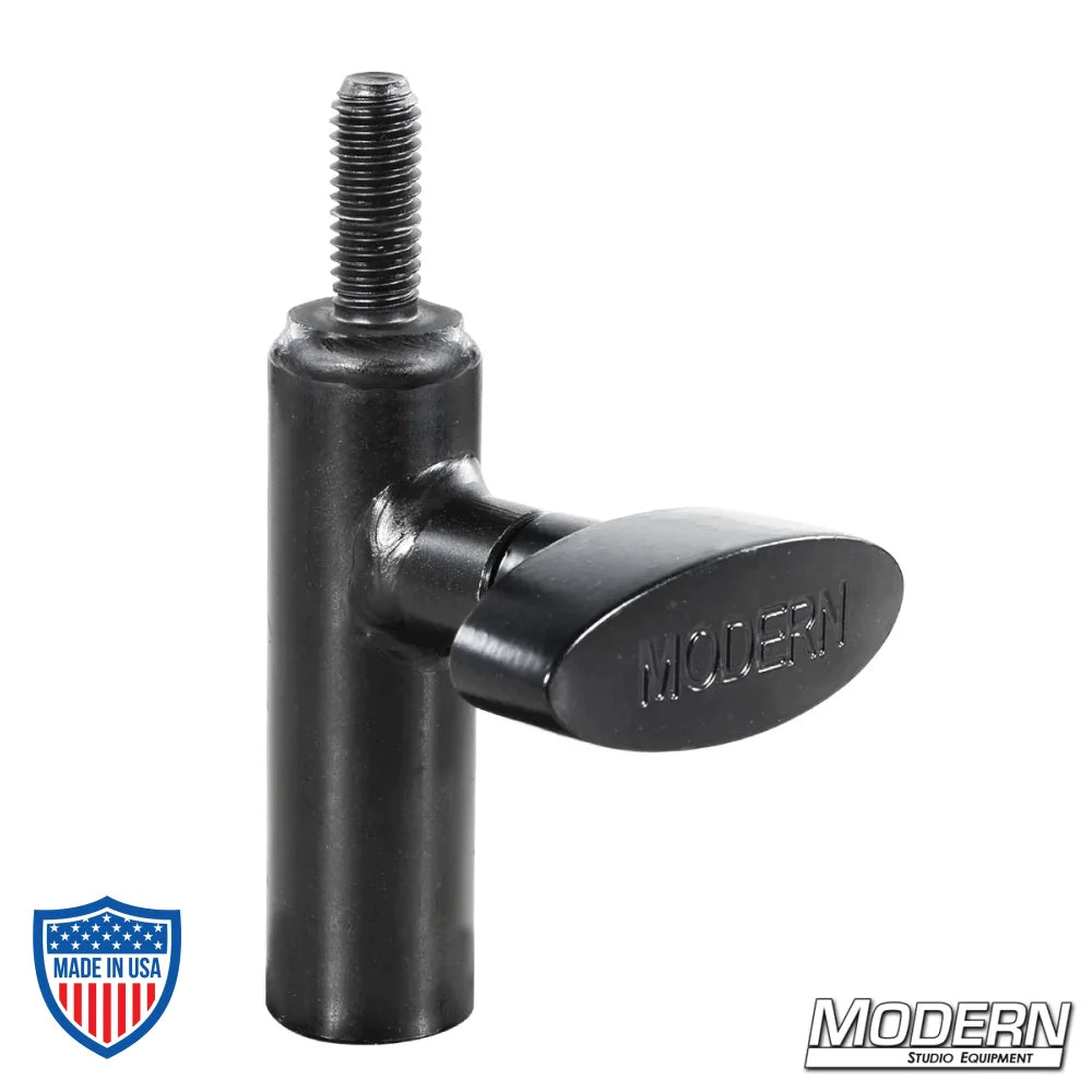 5/8" Receiver To 3/8" Horizontal Male Thread - Black Zinc