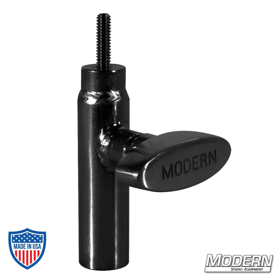 5/8" Receiver With 1/4" Male Thread - Black Zinc