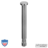 6" Aluminum Baby Pin With Keeper Collar