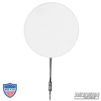 6" stainless dot frame covered with fabric, used for film grip and rigging.