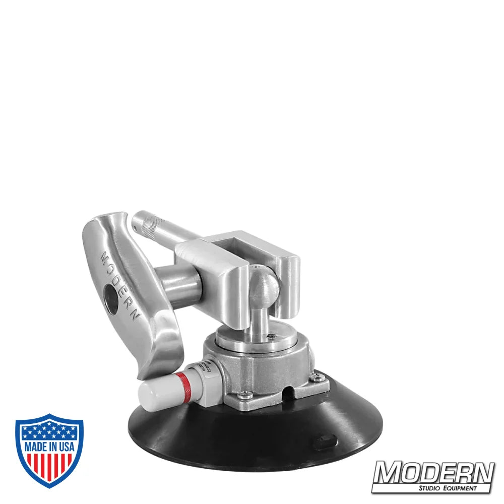 6" Wood's Powr-Grip Suction Cup with adjustable 5/8" baby pin for film grip and rigging