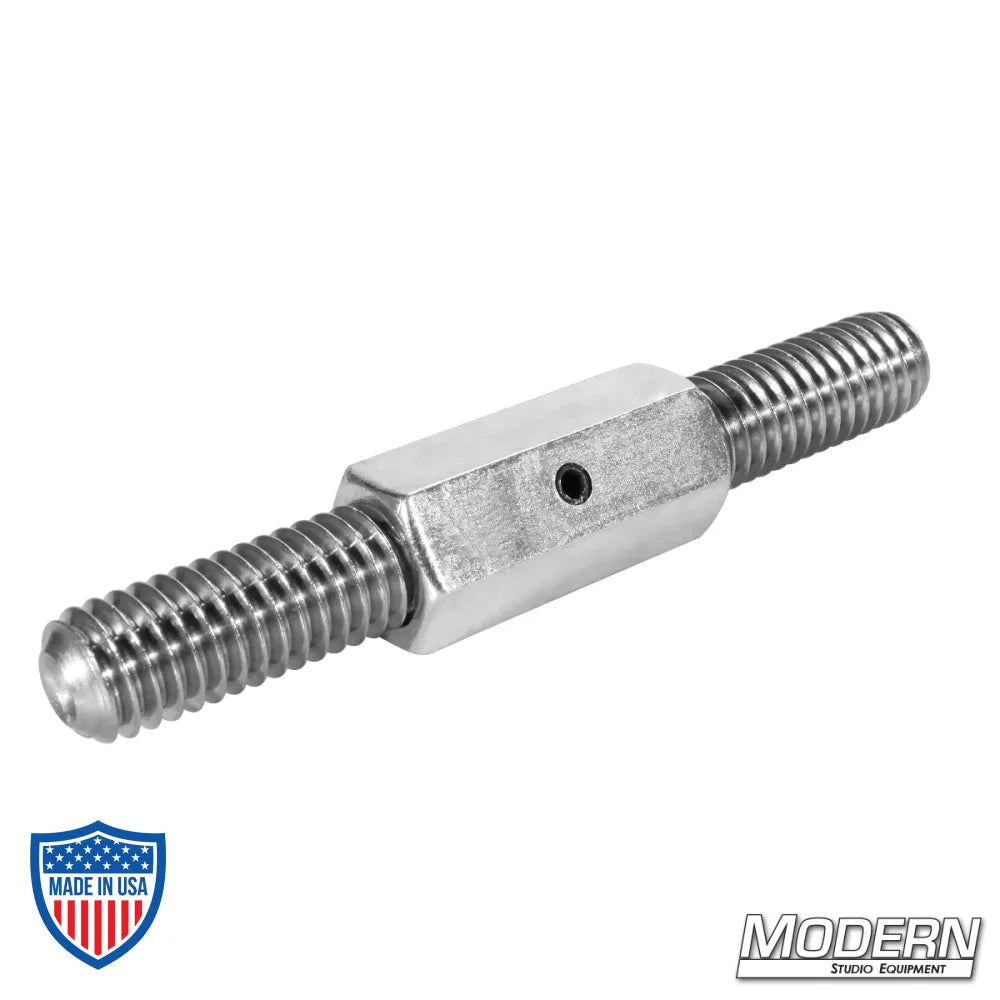 3/8" male to 3/8" male adapter for film grip rigging