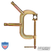 4" Baby C-Clamp with 5/8" Baby Pins for Film Grip Rigging