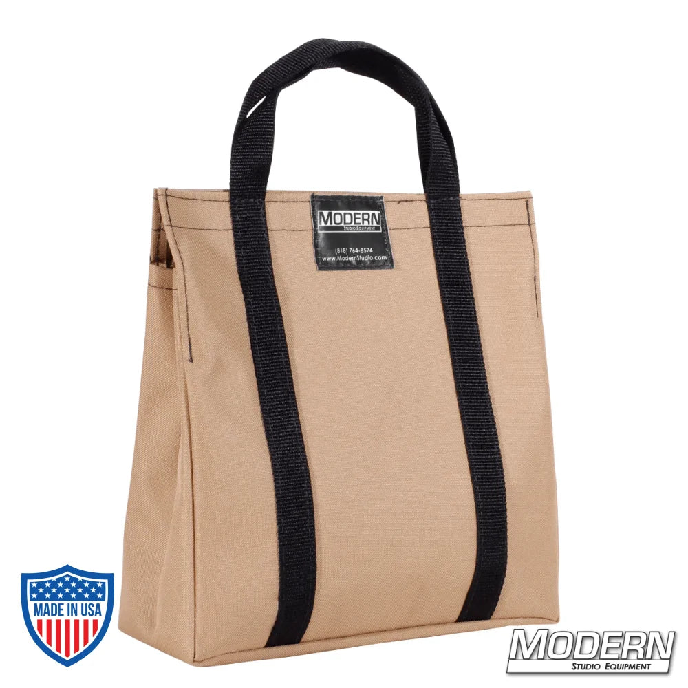Cordura 1000 film grip and rigging bag for carrying 8'x or 12'x frame corners & ears, in black with velcro closure from Modern Studio Equipment.
