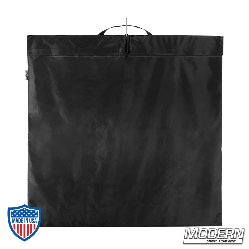 Black Basic Flag Bag 48"x48" with Velcro Closure and Handle for Film Grip Rigging