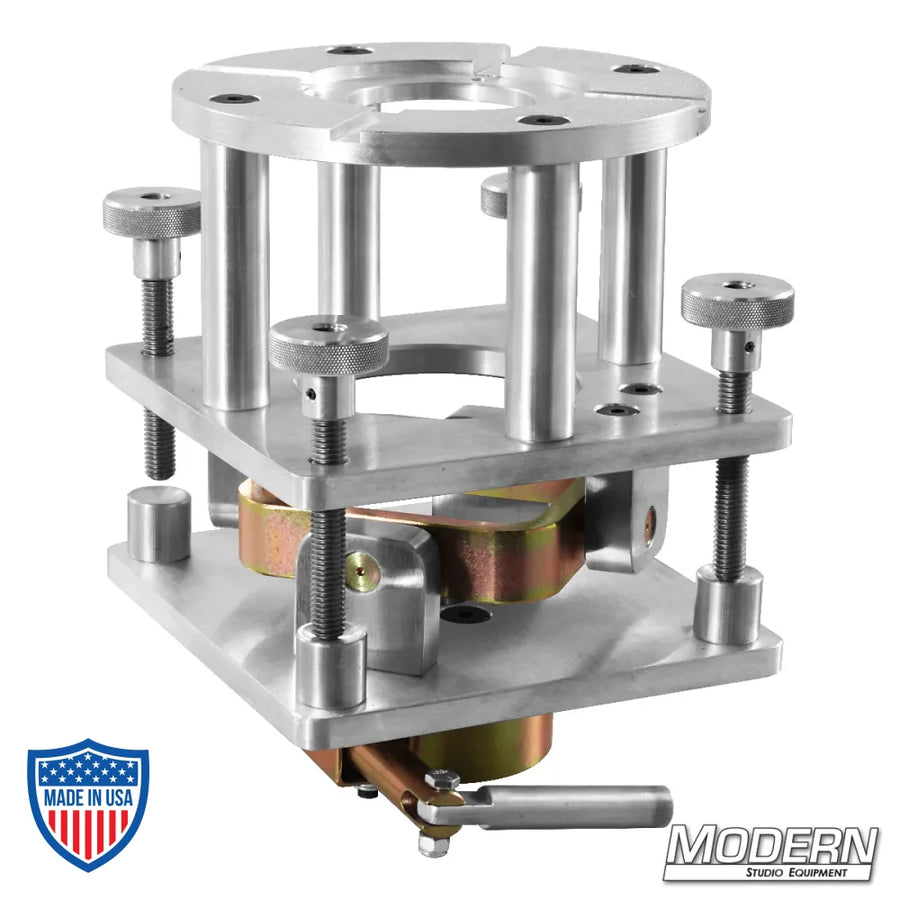 Modern bazooka 4-way leveling head for film grip and rigging