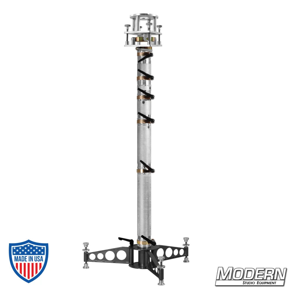 Modern bazooka without leveling head for film grip and rigging setup