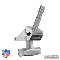 Die cast aluminum Big Bite Baby clamp with 5/8" baby pin and stainless steel thread, ideal for film grip and rigging applications.