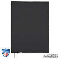 Black Artificial 1/4 Stop Silk Scrim on 304 Military-Grade Stainless Frame for Film Grip and Rigging.