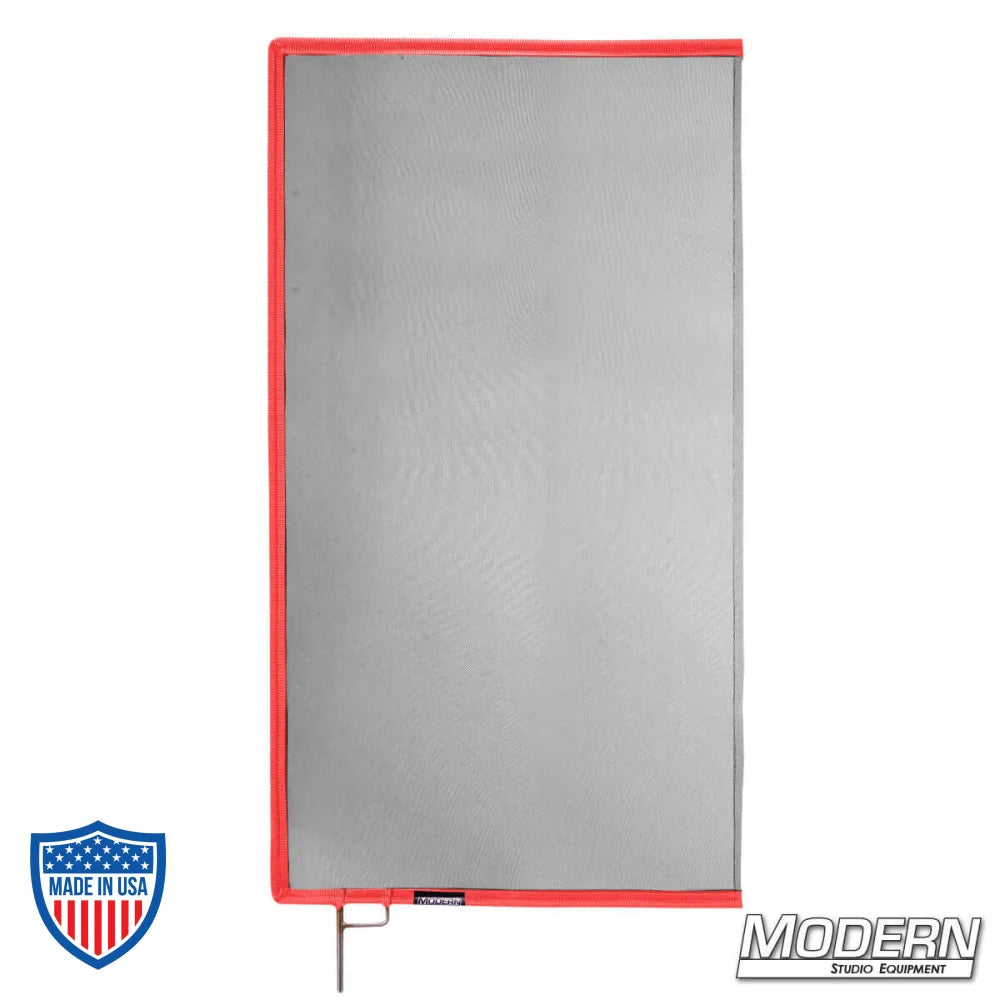 Black Double Scrim with 304 military-grade stainless frame reduces light by 1.2 stops, perfect for film grip rigging.