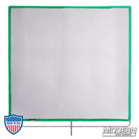 Black Single Scrim 48" x 48" for film grip rigging, reduces light without altering pattern or color temperature.