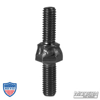 Body starter metric to S.A.E. bolt, 10mm to 3/8", black zinc finish, film grip rigging tool, Modern Studio Equipment.