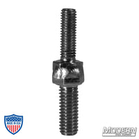 Body starter metric to S.A.E. black zinc bolt, 8mm to 3/8" for film grip rigging use, from Modern Studio Equipment.