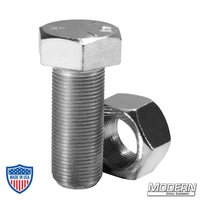 1" bolt and nut for film grip and rigging equipment with Mitchell Washer compatibility.