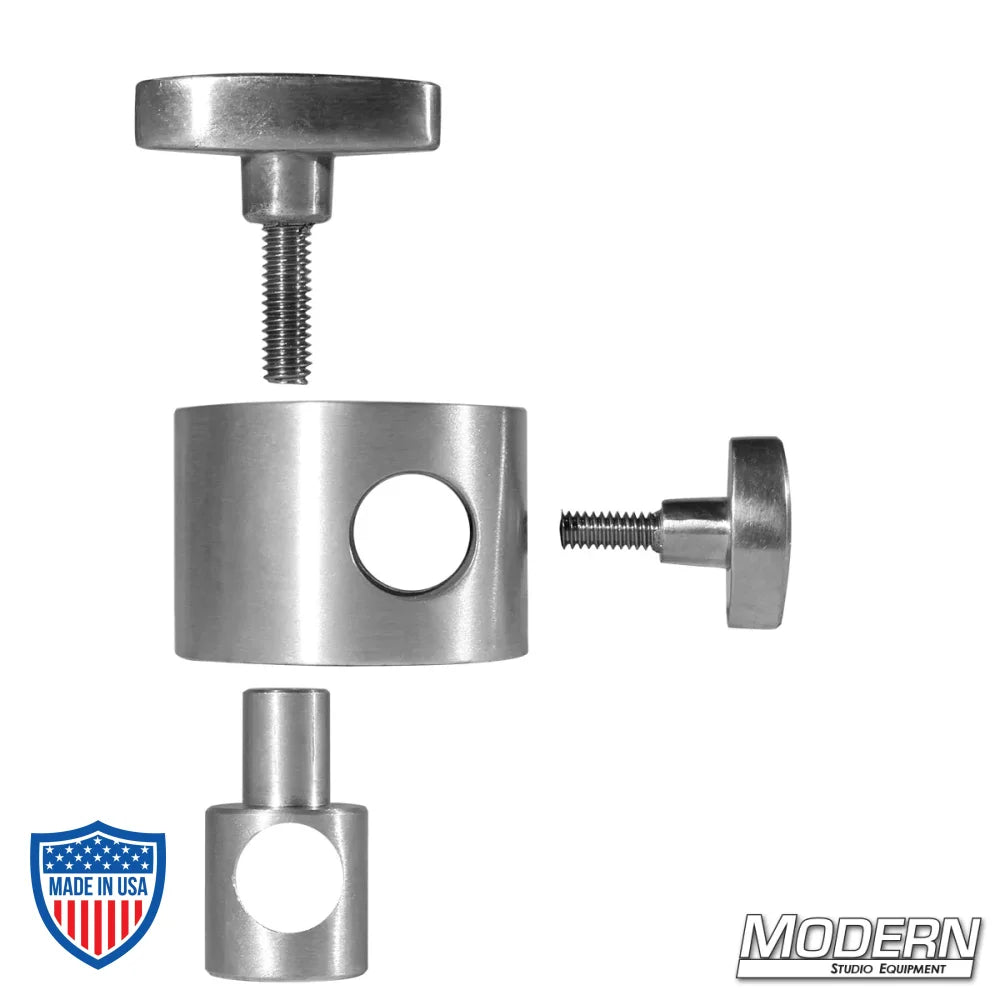 Camera Rod Starter with 360 positioning mini grip head for film grip rigging.