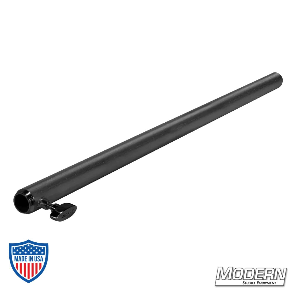 Black Zinc Candlestick Junior Receiver - 40" steel pipe for film grip and rigging