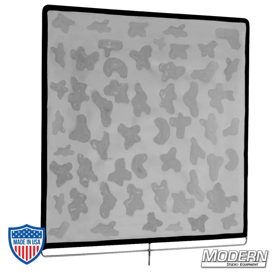Celo Cucoloris screen glass with cucoloris pattern designed for film grip and rigging, creating shadow patterns on backgrounds or subjects.