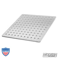 Aluminum cheese plate 12" x 12" x 1/4" for film grip rigging equipment