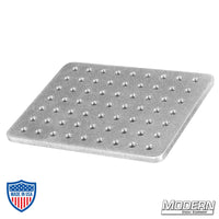 Aluminum Cheese Plate 7-1/2"x10"x3/8" for film grip and rigging