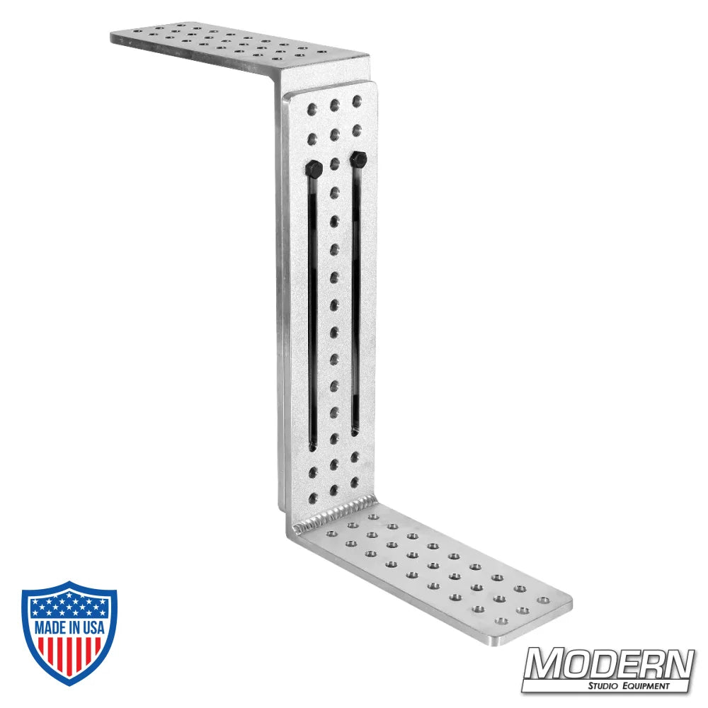 Combination Adjustable Cheese Z-Plate for film grip and rigging by Modern Studio Equipment in aluminum with versatile mounting options
