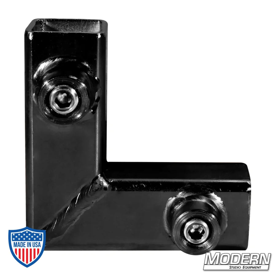Corner For 3/4" Square Tube - Black Zinc
