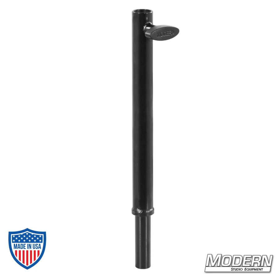 Crab Dolly Seat Riser - 12 Inches - Black Zinc for film grip rigging